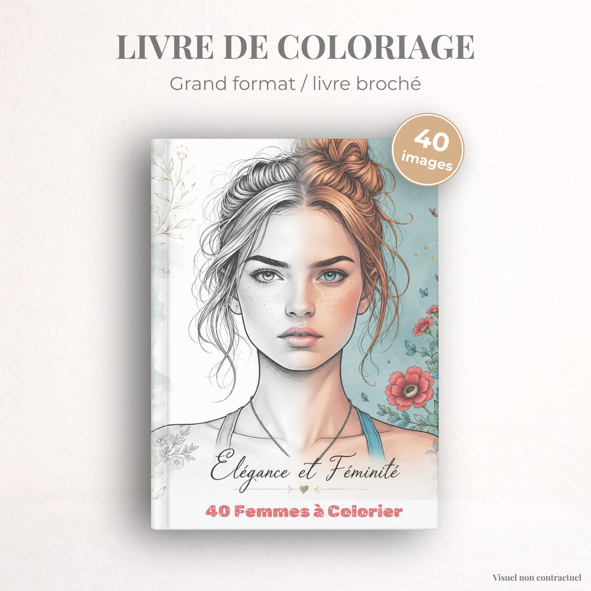 Coloriage Portraits Grand format