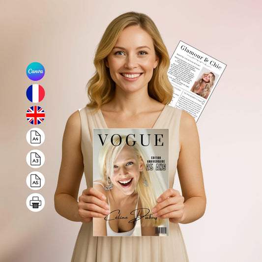 Affiche anniversaire Vogue Design d'Audrey
