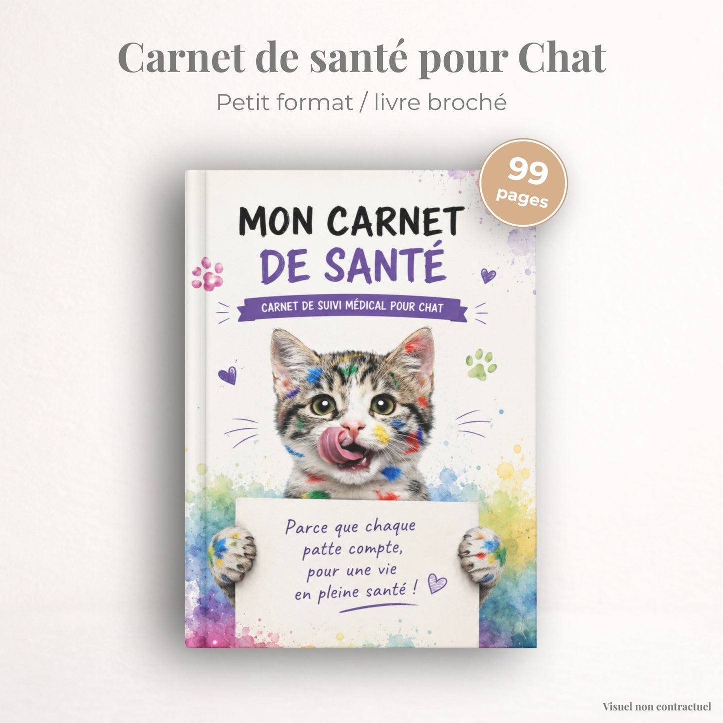 Carnet de santé Médical pour Chat