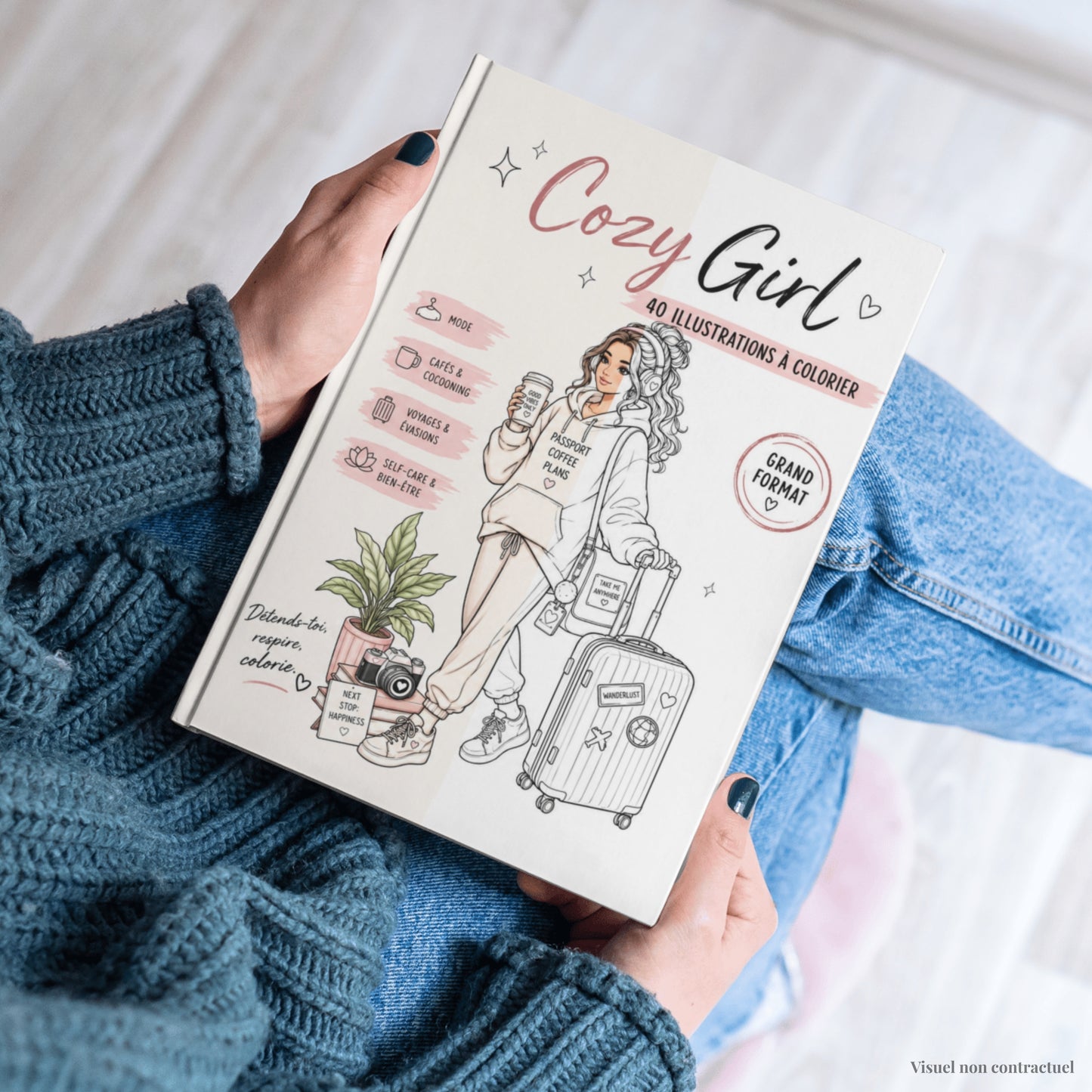 Coloriage Cozy girl