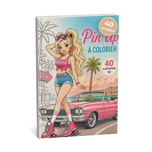 Pin Up à colorier