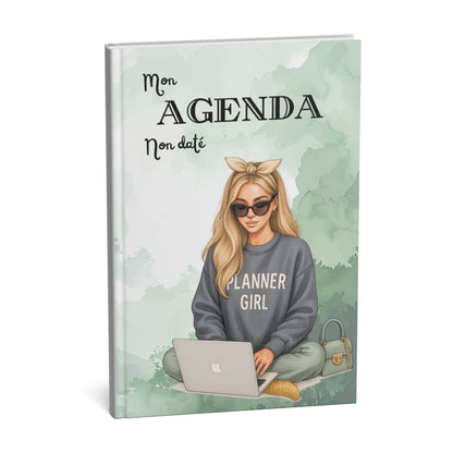Agenda Semainier Non Daté Design d'Audrey