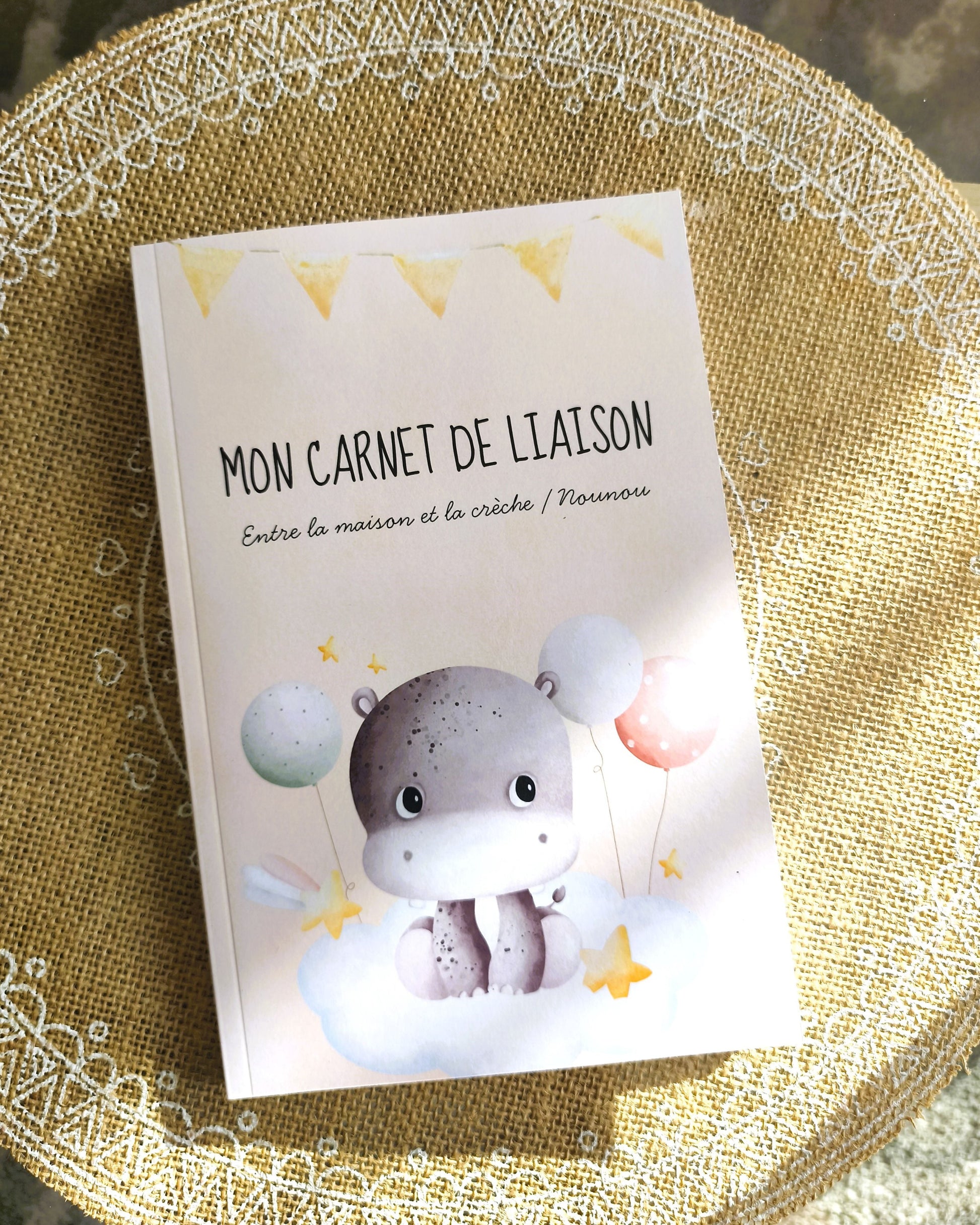 Mon Carnet de Liaison Bébé Design d'Audrey