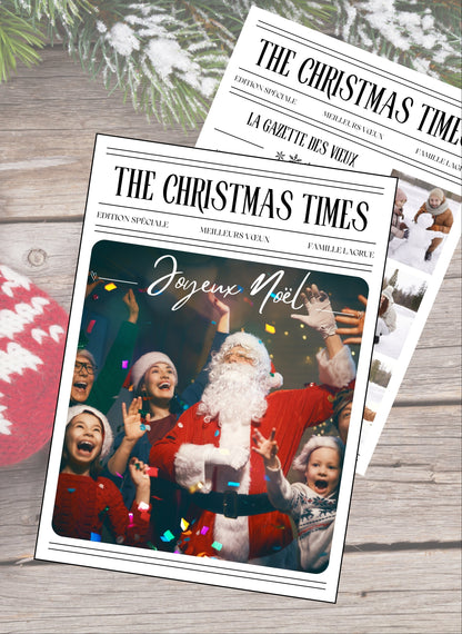 Carte de vœux Noël Design d'Audrey