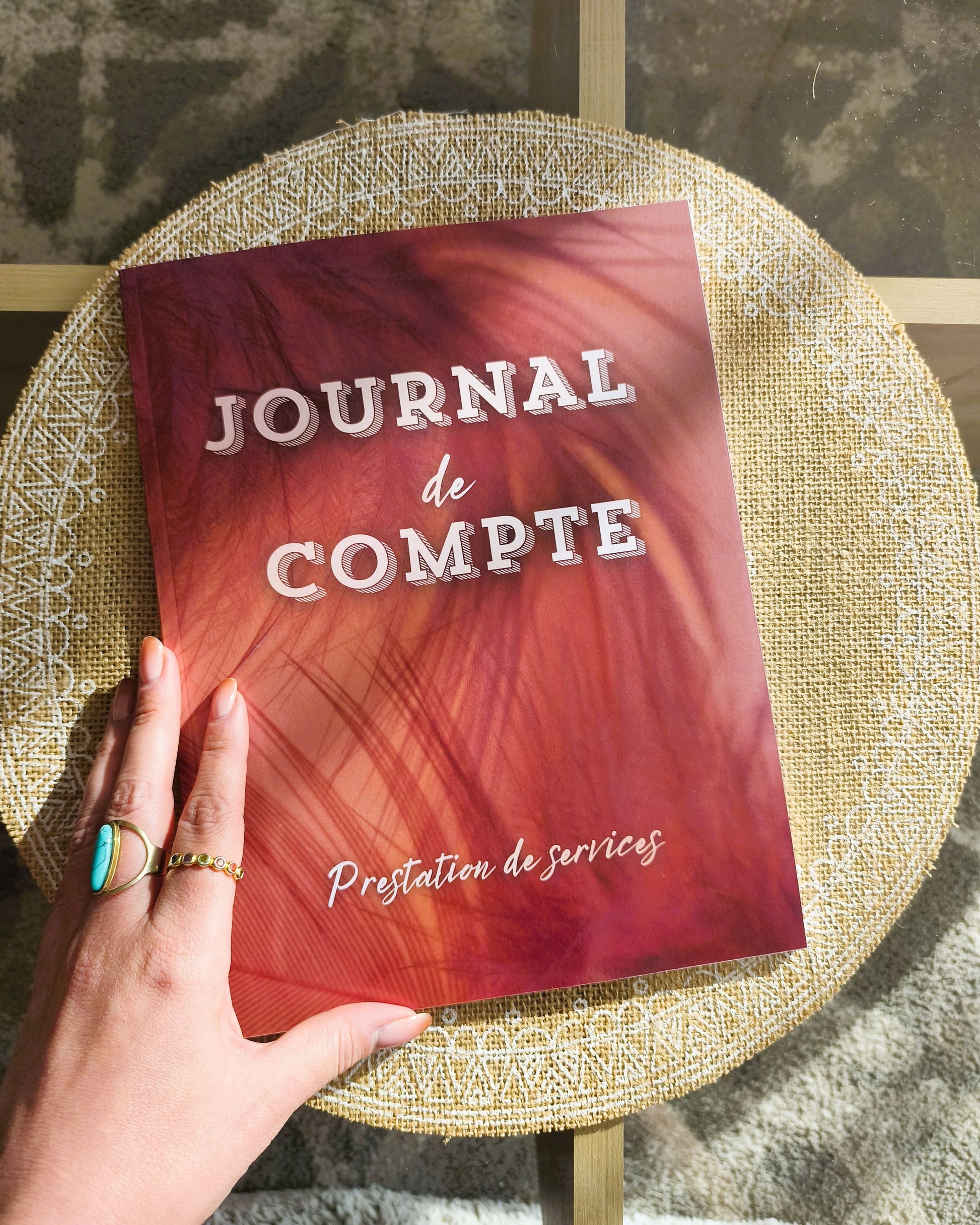 Journal de Compte "Prestation" Design d'Audrey