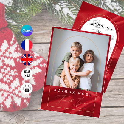 Carte de vœux Noël Design d'Audrey