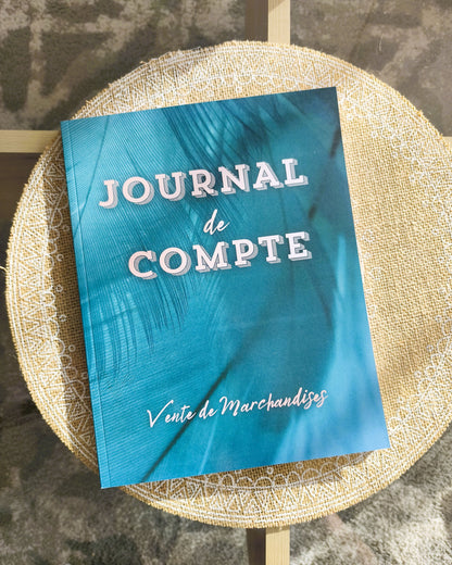 Journal de Compte "vente" Design d'Audrey
