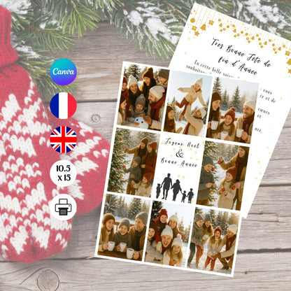 Carte de vœux Noël Design d'Audrey