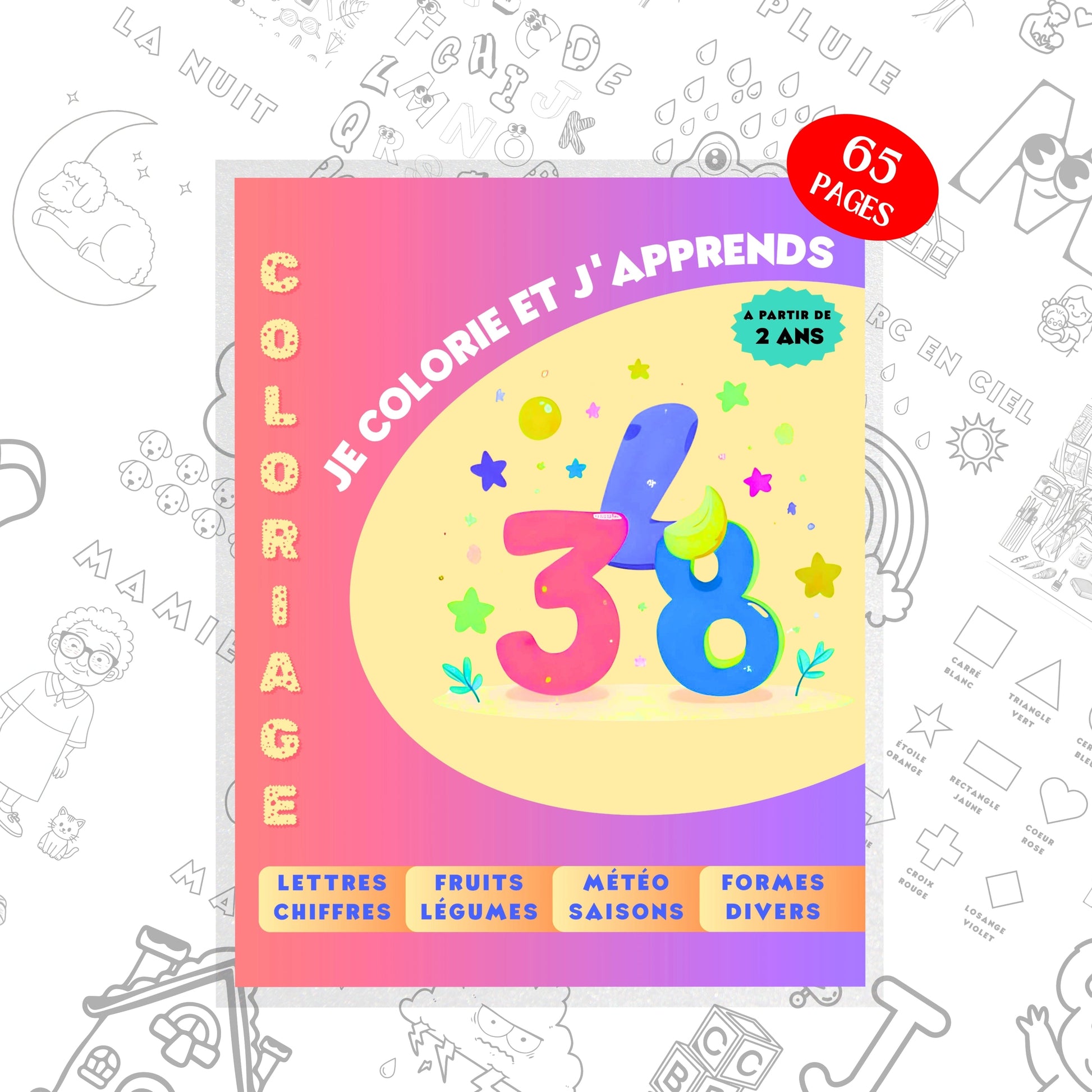 Je colorie et j'apprends Design d'Audrey