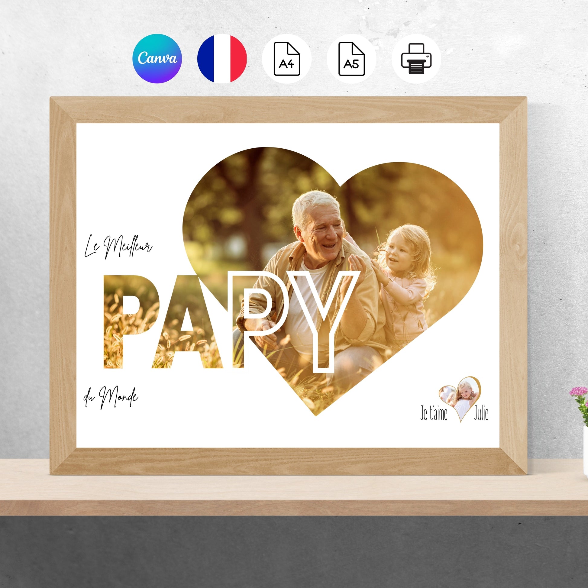 Cadre photo PAPY Design d'Audrey