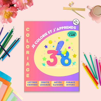 Je colorie et j'apprends Design d'Audrey