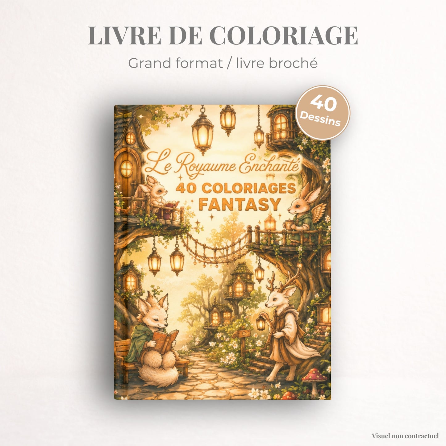 Coloriage Enchanté et Fantaisie