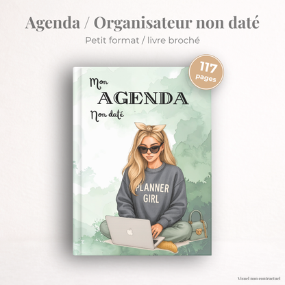 Agenda Semainier Non Daté