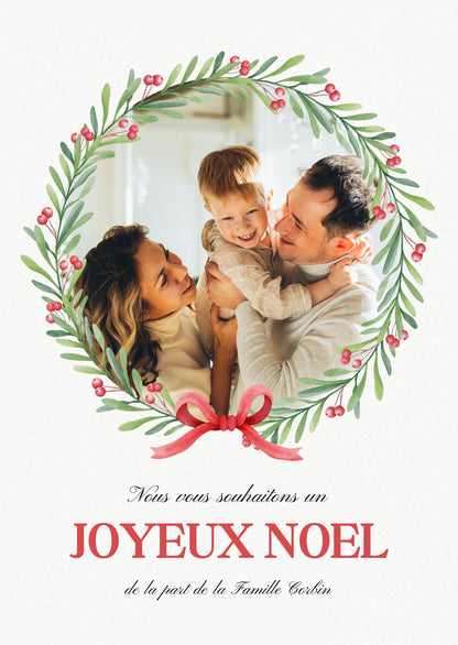 Carte de vœux Noël Design d'Audrey