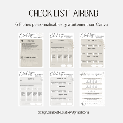 Lot Chesck list AIRBNB