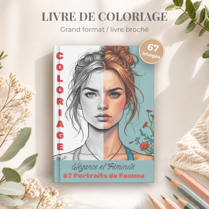 Coloriage Portraits Grand format