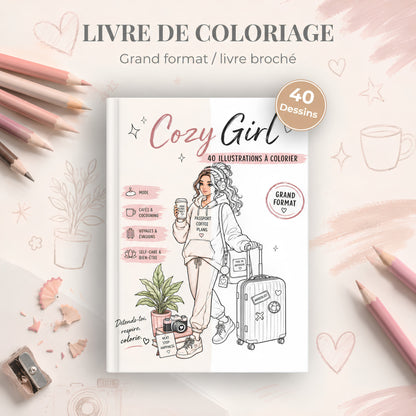 Coloriage Cozy girl