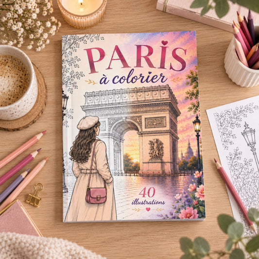 Paris à colorier