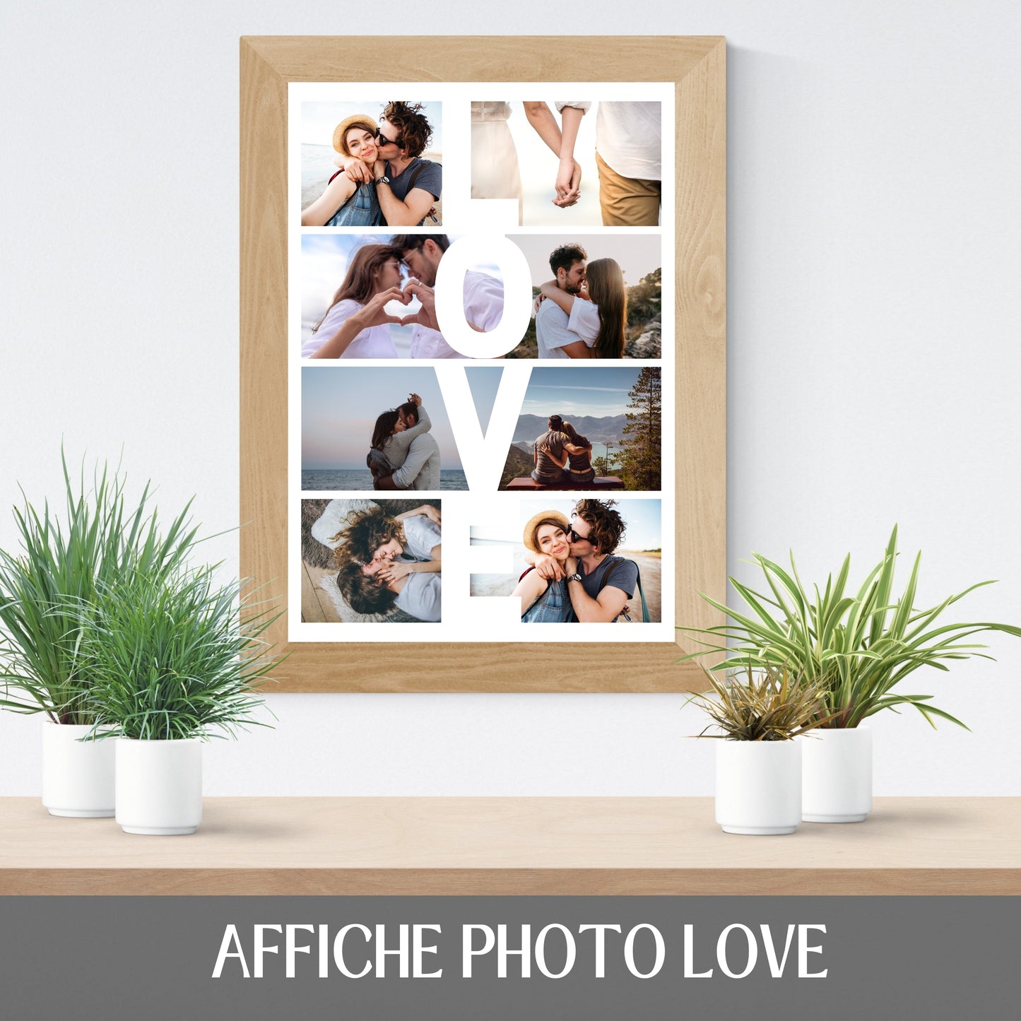 Cadre photo LOVE Design d'Audrey
