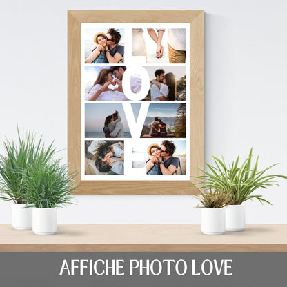 Cadre photo LOVE Design d'Audrey