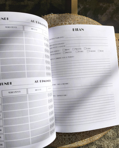 Mon Carnet de Suivi Santé Design d'Audrey
