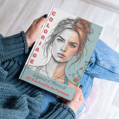 Coloriage Portraits Grand format Design d'Audrey