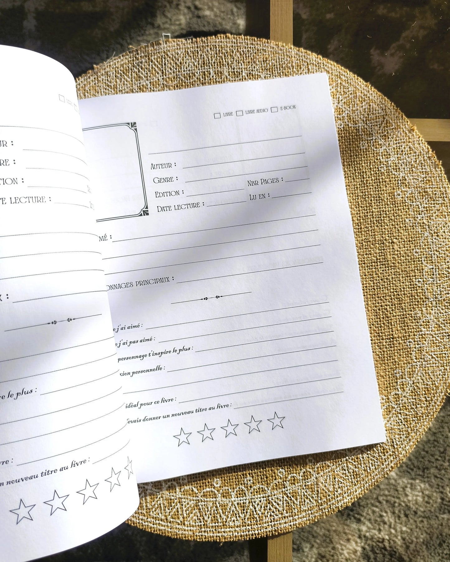 Le journal de mes Lectures Design d'Audrey