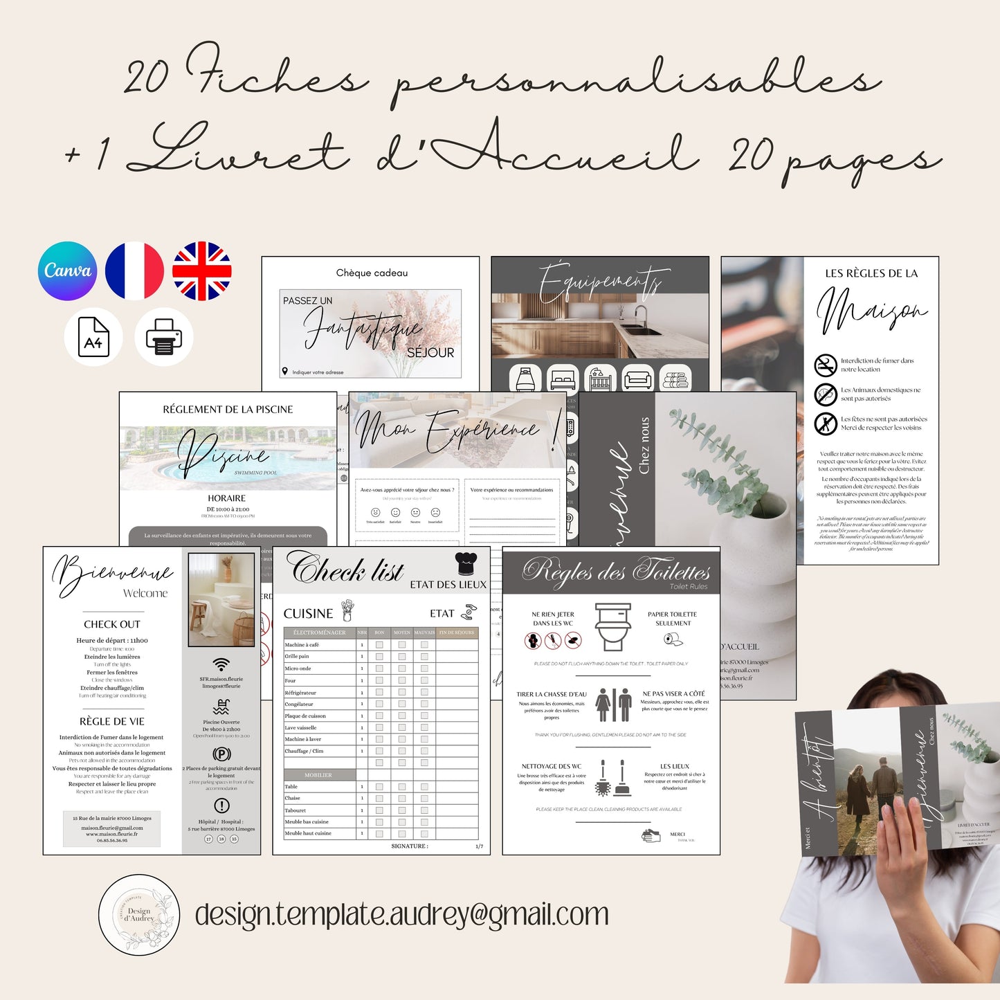 Maxi Pack + livret Design d'Audrey