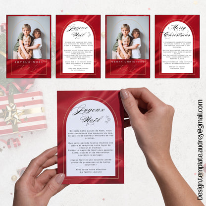 Carte de vœux Noël Design d'Audrey