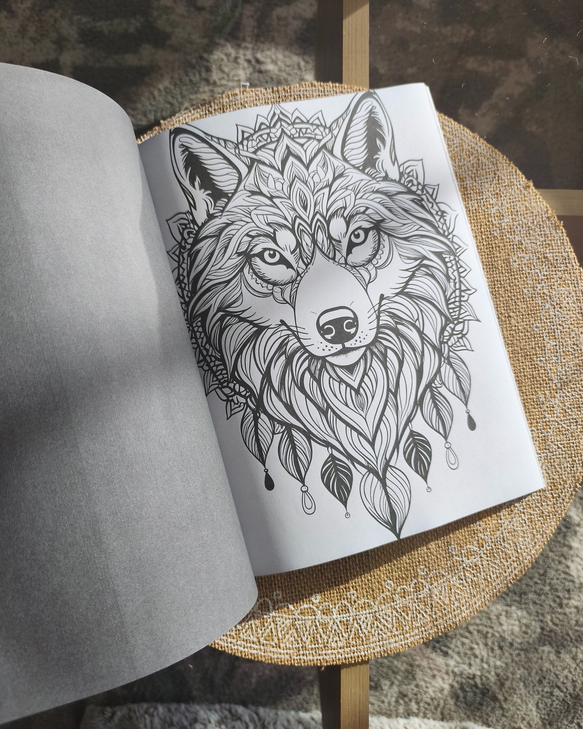 Coloriage Mandala Design d'Audrey