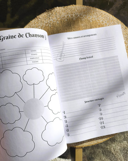 Mon Carnet de Mélodies Design d'Audrey