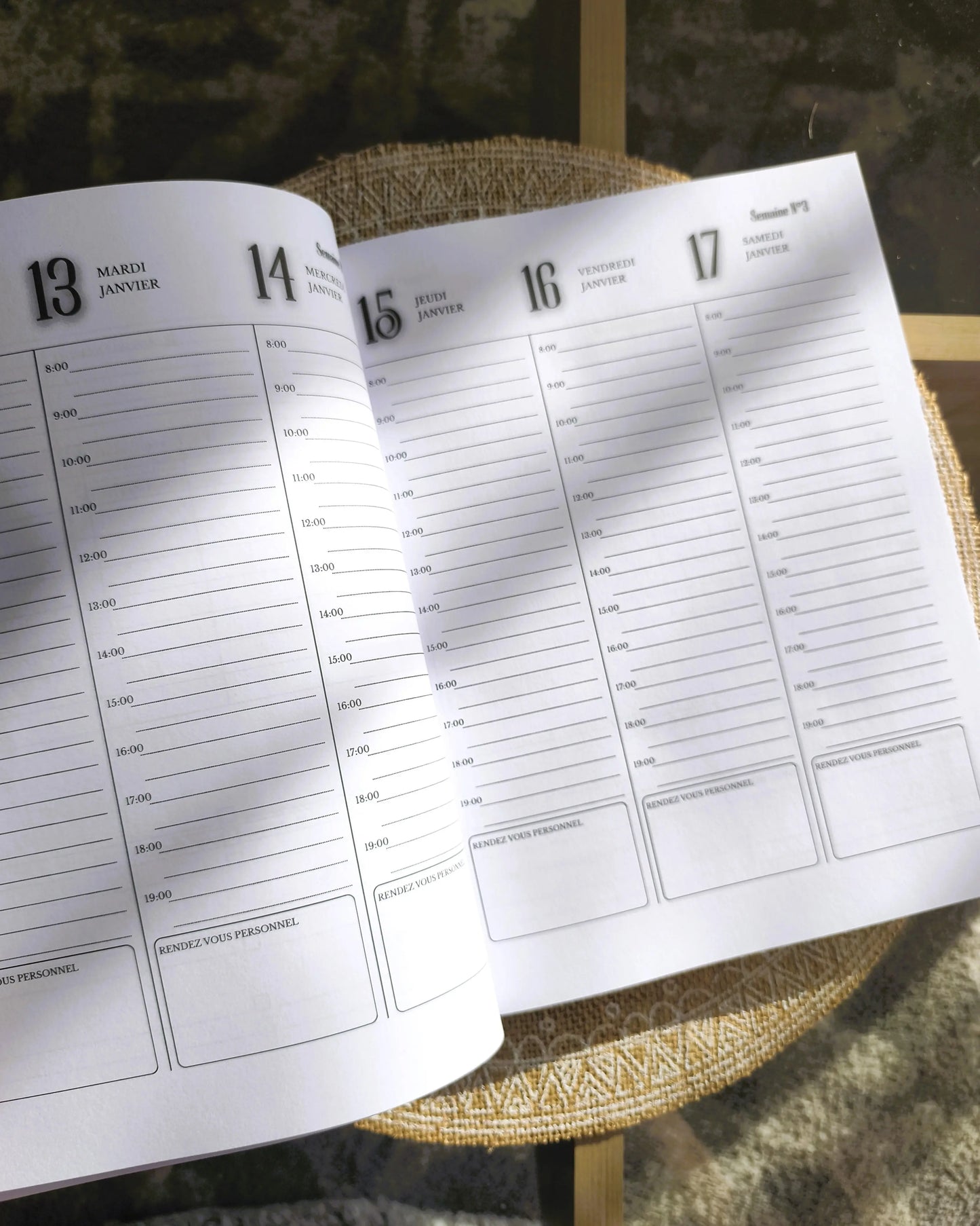 Agenda Professionnel 2026 Design d'Audrey