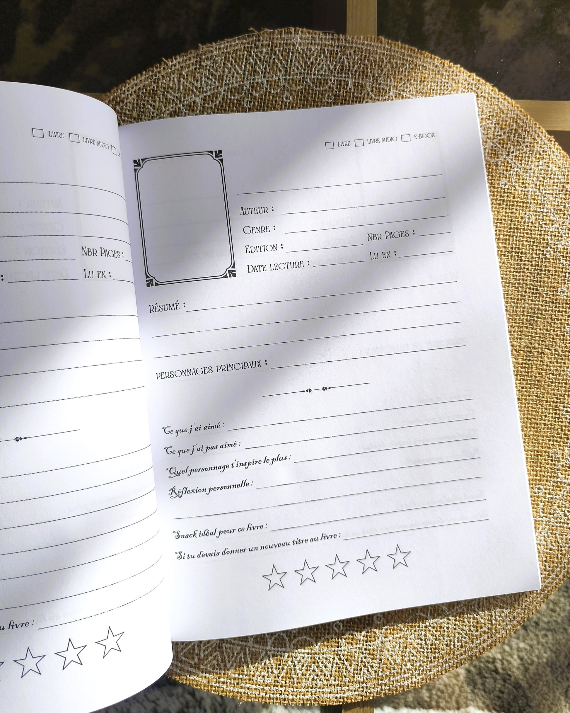 Le journal de mes Lectures Design d'Audrey