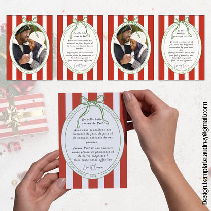 Carte de vœux Noël Design d'Audrey