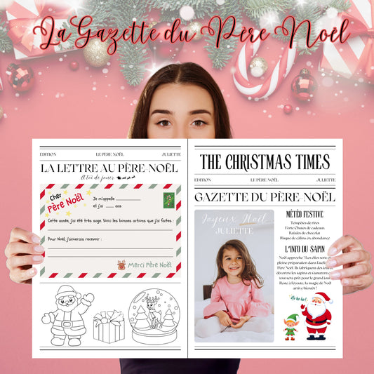 Gazette de Noël Enfant Design d'Audrey