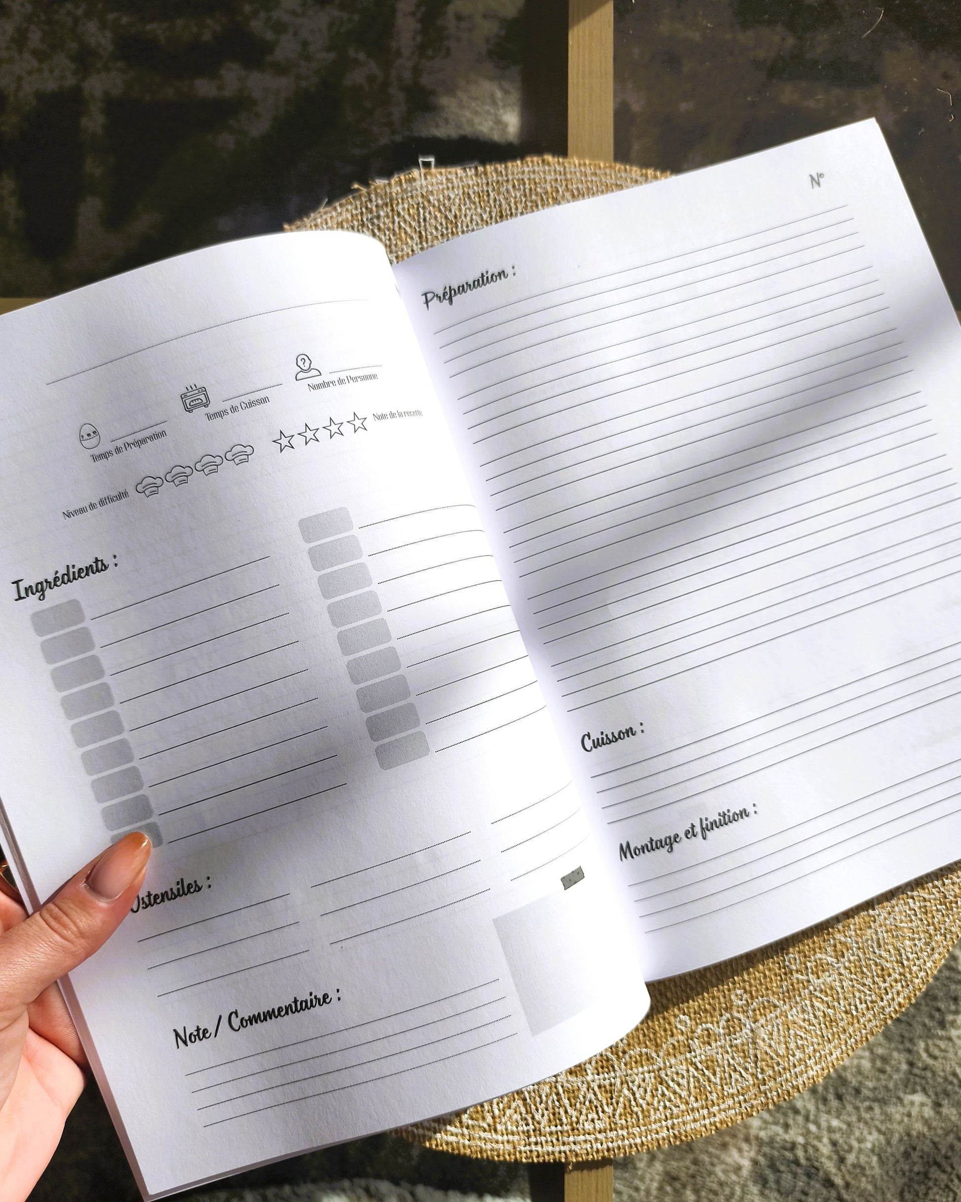 Mon Carnet de Recettes Design d'Audrey