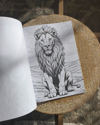 Coloriage Animaux Grand format Design d'Audrey