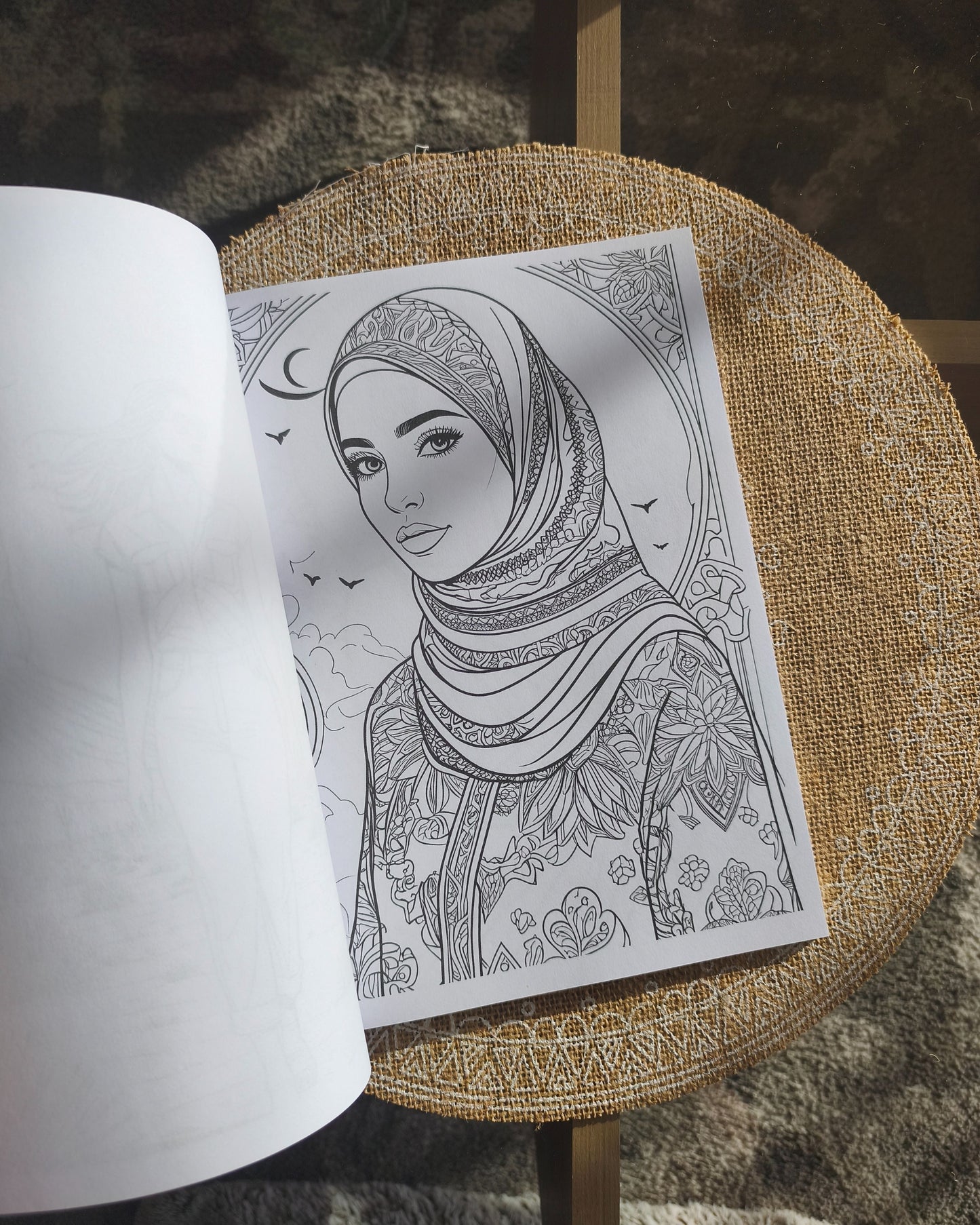 Coloriage Portraits Grand format Design d'Audrey