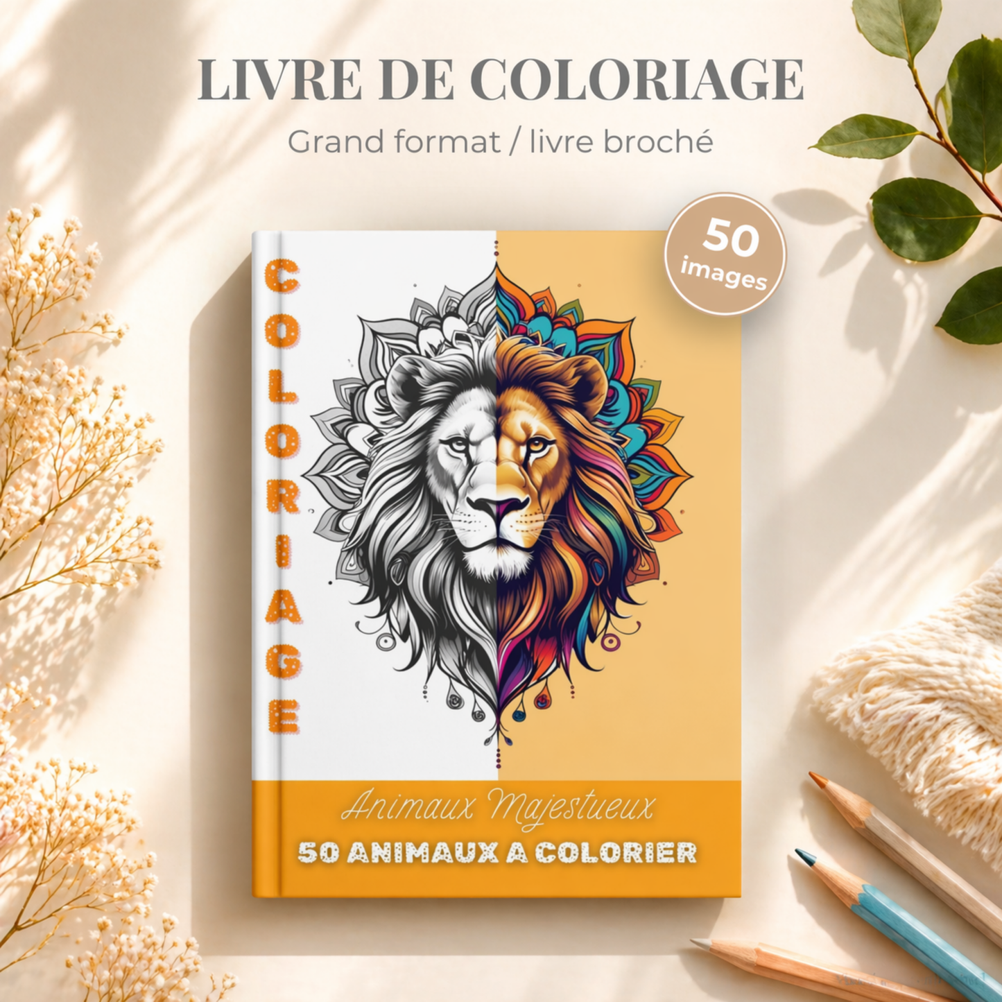Coloriage Animaux Grand format