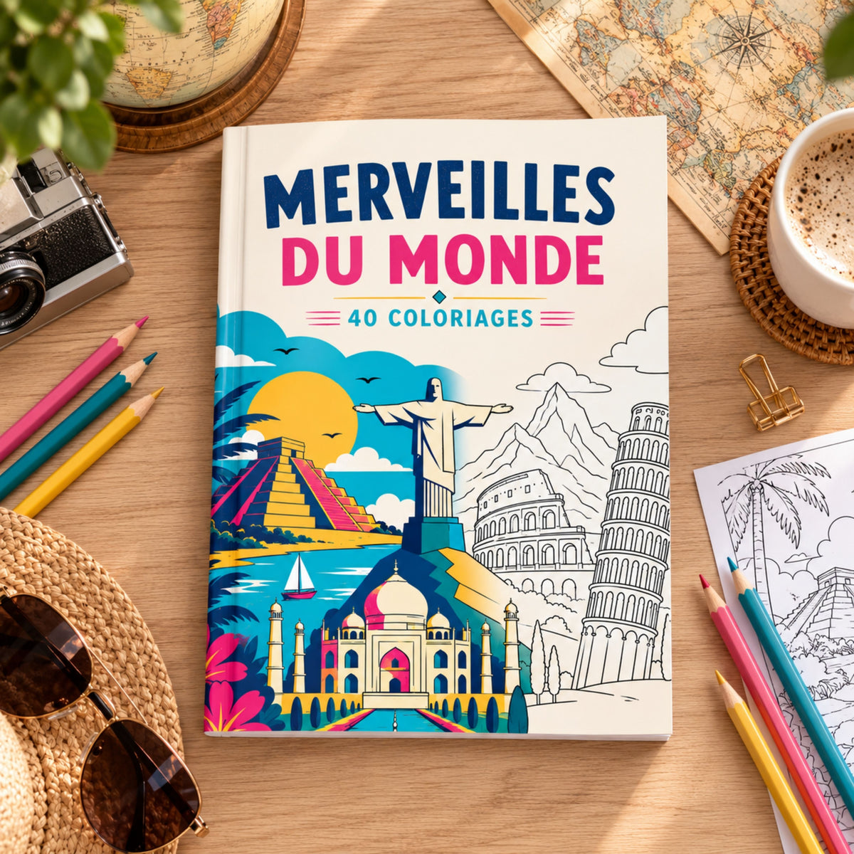 Coloriages des Merveilles du Monde