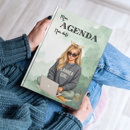 Agenda Semainier Non Daté Design d'Audrey