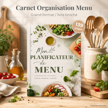 Carnet Planificateur de menu