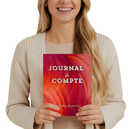 Journal de Compte "Prestation" Design d'Audrey