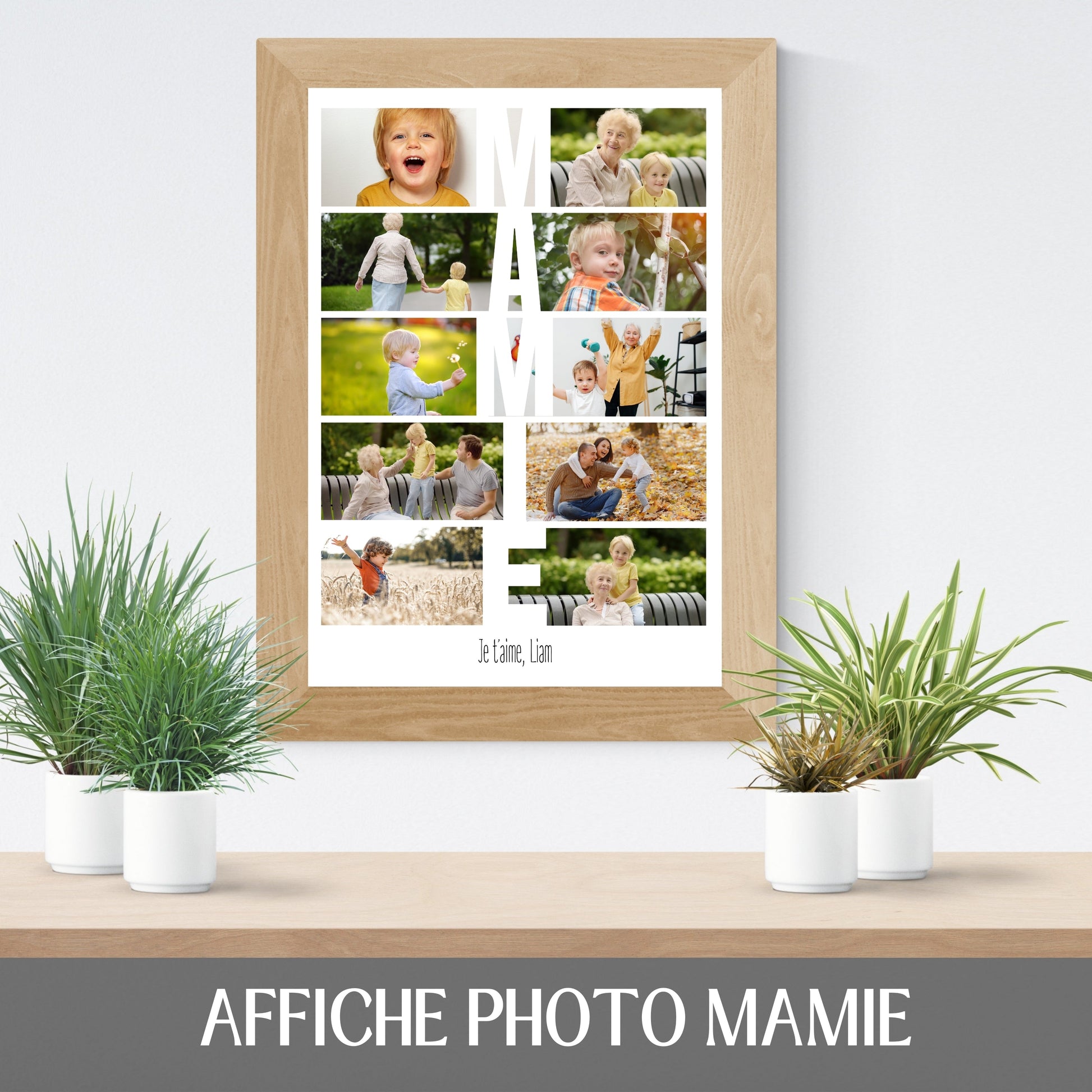 Cadre photos MAMIE Design d'Audrey