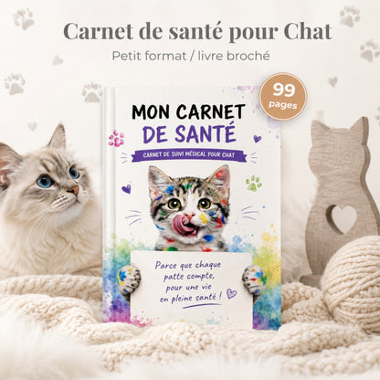 Carnet de santé Médical pour Chat
