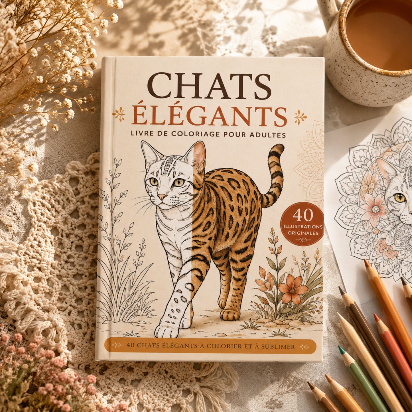 Coloriage de Chats et Chatons