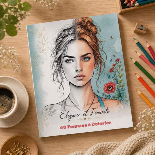 Coloriage Portraits Grand format