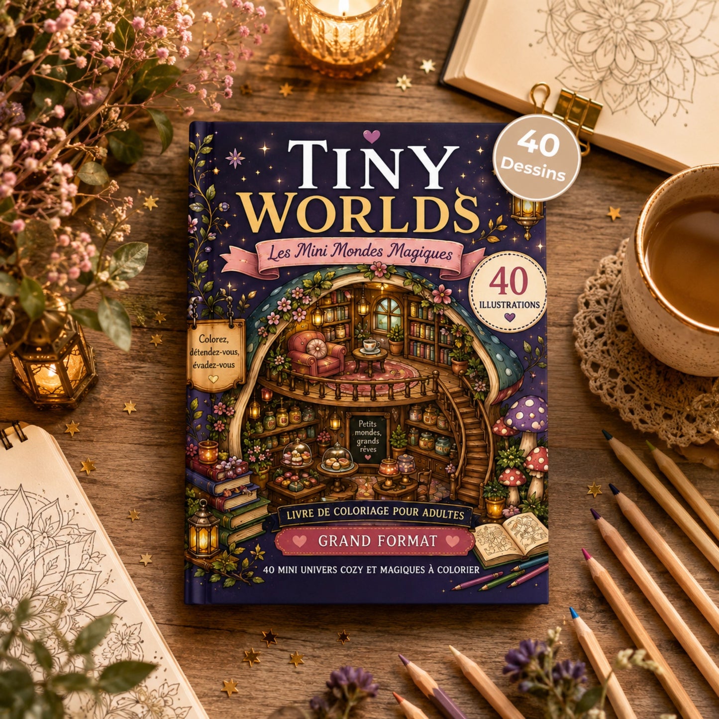 Coloriage Tiny Worlds