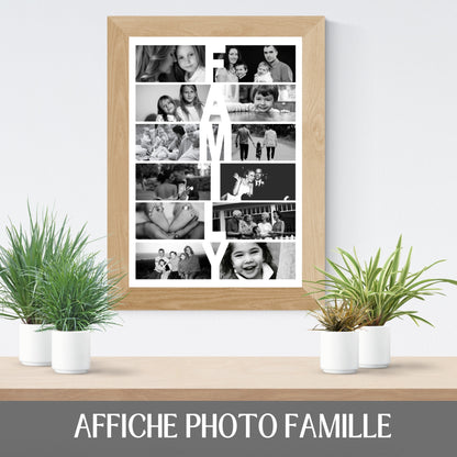 Cadre photo FAMILY Design d'Audrey