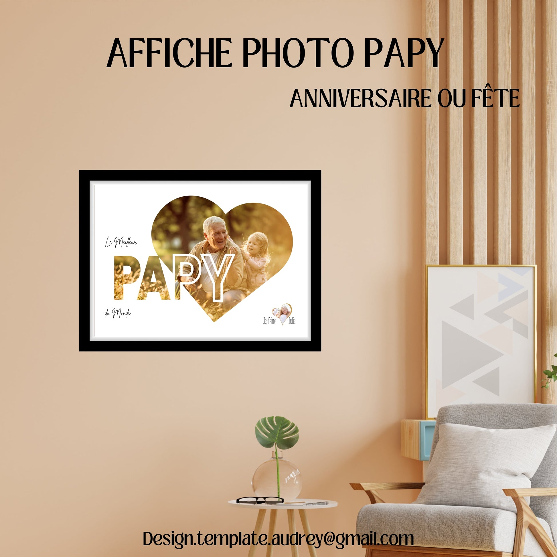 Cadre photo PAPY Design d'Audrey